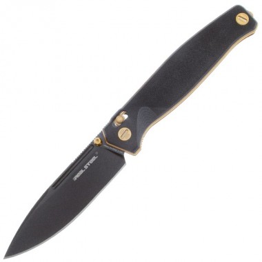 Нож складной Real Steel Huginn BlackGold G10, клинок VG-10, 9,3см